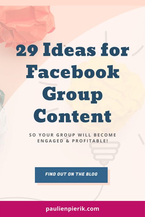 29 Facebook Group Post Ideas for Entrepreneurs Facebook Group Content Ideas, Fun Facebook Group Engagement Posts, Facebook Group Post Ideas, Facebook Business Account, Facebook Tips, Facebook Content, Social Media Resources, Research Question, Group Ideas