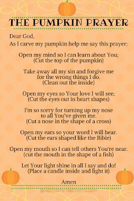 Pumpkin Prayer, Pumpkin Poem, Pumpkin Lessons, Everything Pumpkin, Holy Girl, Prayer Corner, Faith Formation, Christian Quotes Prayer, Shining Light