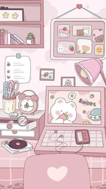 Cute Emoji Wallpaper Iphone, Pink Wallpaper Kawaii, Photo Kawaii, Lukisan Fesyen, Wallpaper Pink Cute, Wallpapers Cute, Haiwan Comel, Cute Home Screen Wallpaper, Emoji Wallpaper Iphone