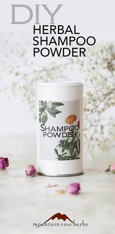 Natural Shampoo Diy, Baking Soda Shampoo Recipe, Natural Dry Shampoo, Dry Shampoo Powder, Baking Soda For Hair, Diy Dry Shampoo, Mountain Rose Herbs, Diy Shampoo, Hair Cleanser