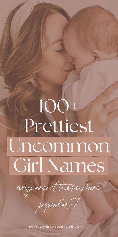 Did you know? Unique names for girls are one of the most COMMON baby name searches on Pinterest? This uncommon baby names list is full of the baby girl names that you don't hear every day - whether you love more cute baby names, or slightly unusual baby names, or even majorly uncommon baby names, this full list of rare baby girl names with meanings will give you tons of name inspiration for that sweet little one of yours! Summer Name Meaning, Ruelle Name Meaning, Names With Ann In Them, A Baby Names Girl, Unique Girls Names List, Girl Names List Aesthetic, Girl Name Ideas Aesthetic, Princess Names Ideas, Charlotte Baby Name