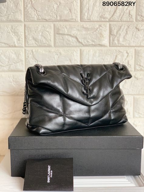 Ysl Loulou Puffer Bag Outfit, Yls Bag Saint Laurent Handbags, Ysl Bag 2022, Ysl Puffer Bag Outfit, Ysl Loulou Puffer Bag, Ysl Puffer Bag, Diy Clothes Projects, Loulou Puffer, Ysl Purse