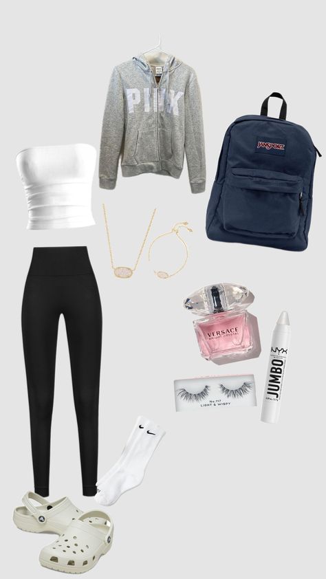 school fit inspo #inspo #fitidea #school Middle School Outfits, Versace Bright Crystal, School Fit, School Fits, Fit Inspo, Fitness Inspo, Versace, Quick Saves