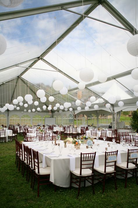 Wedding Paper Lanterns, Clear Top Tent, Small Outdoor Wedding, Tent Wedding Reception, Backyard Dinner Party, Roof Decoration, Event Venue Spaces, Hunter Wedding, Steamboat Springs Colorado