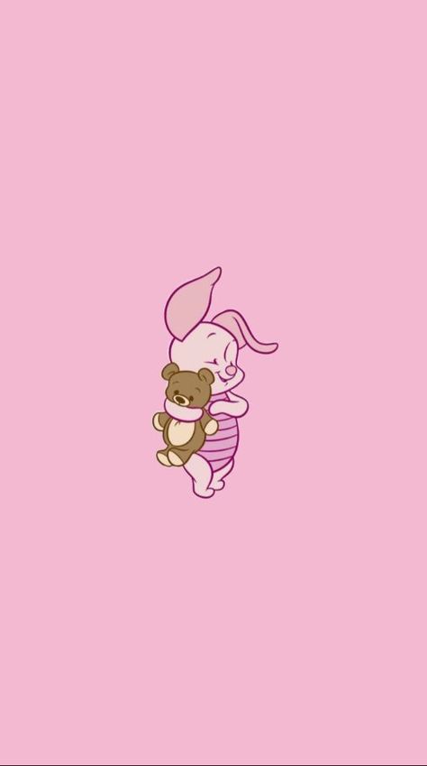 Pink Winnie The Pooh Wallpaper, Piglet Winnie The Pooh Wallpaper, Piglet Wallpaper Iphone, Piglet Wallpaper, Winnie And Piglet, Winnie The Pooh Drawing, Piglet Winnie The Pooh, Victoria Secret Wallpaper, Sweet Drawings