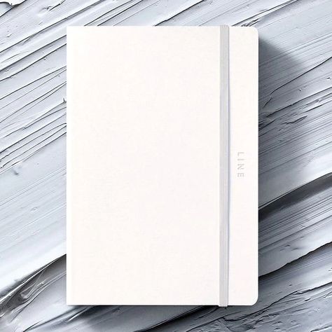 Creative natural white PU cover lined notebook Cute Notebooks For School, Memo Writing, Work Folders, Cute Writing, Plain Notebook, Planner Minimalist, Memo Notepad, Dotted Notebook, Writing Notes