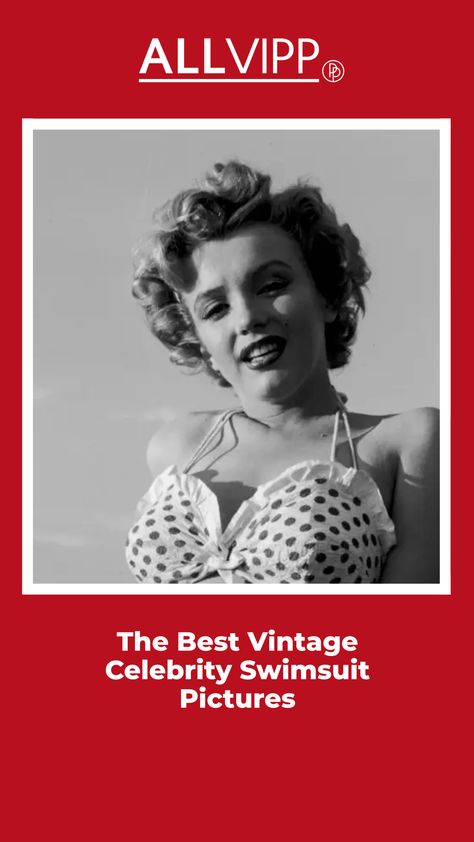 Stars from the 50s and 60s had some iconic swimsuit moments! From Ursula Andress to Elizabeth Taylor, check out the best vintage celebrity swimsuit and bikini pictures!| Celebrities | VIPs | 1950s Celebrities, Marilyn Monroe Grave, Celebrity Swimsuit, Swimsuit Pictures, Marilyn Monroe Dress, Ursula Andress, Vintage Swimsuit, 20th Century Fox, Blonde Bombshell