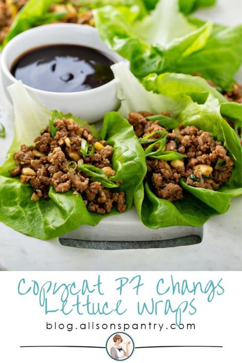 Copycat Pf Changs, Lettuce Wrap Sauce, Pf Changs Lettuce Wraps, Easy Lettuce Wraps, 2024 Meals, Lettuce Wraps Recipe, Asian Lettuce Wraps, Turkey Lettuce Wraps, Pf Changs