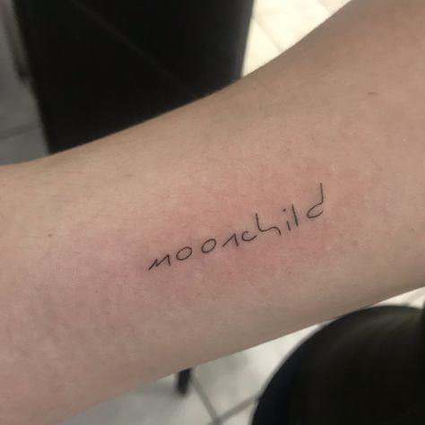 Moon Child Tattoo, Deep Tattoo, Kpop Tattoos, Bestie Tattoo, Bts Tattoos, Pen Tattoo, E Tattoo, Discreet Tattoos, Simplistic Tattoos