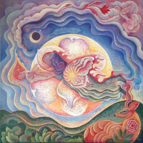 Mara Friedman, Compassion Art, Feminine Artwork, Sacred Woman, Touch The Sky, Esoteric Art, Fine Artwork, Sacred Feminine, Spirited Art