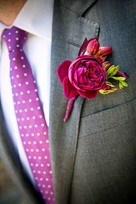 Peony Boutonniere, Fuschia Wedding, Pink Boutonniere, Santa Rosa California, Fuchsia Wedding, Hot Pink Weddings, Boda Mexicana, Prom Flowers, Boutonniere Wedding