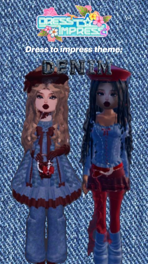 #dresstoimpress #dti #roblox #jeans Roblox Jeans, Dress To Impress, Dresses