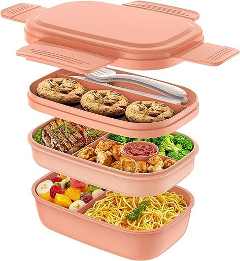 £9.99 Limited time deal Lunch Box for Adults,1900ml Adults Bento Box with Compartments Salad Lunch Boxes,Bento Lunch Box for Work,Picnic,Office,Travel-Leak-Proof(A-Pink) Lunchbox Containers, Lunch Containers For Adults, Modern Lunch Boxes, Work Lunch Box, Adult Lunches, Lunch Box Containers, Bento Box Kids, Lunch Box Set, Modern Minimalist Design