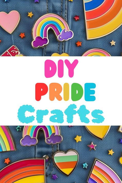 Create beautiful and meaningful crafts with these DIY Rainbow Pride projects! Perfect for any Pride celebration, these crafts are easy to make and full of bright, cheerful colors. From making rainbow bracelets to creating unique decorations, these projects are a fun way to show your support and spread love and positivity. Grab your materials and let's get crafting! Pride Crafts For Kids, Lgbtq Crafts, Pride Projects, Meaningful Crafts, Queer Vibes, Pride Decor, Pride Celebration, Pride Party, Rainbow Wreath