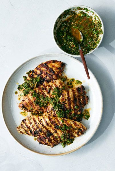 Chimichurri Chicken, Chicken Breast Cutlet, Chimichurri Recipe, I Relate, Chicken Cutlets, Teriyaki Sauce, On The Grill, Curry Paste, Cooking On The Grill