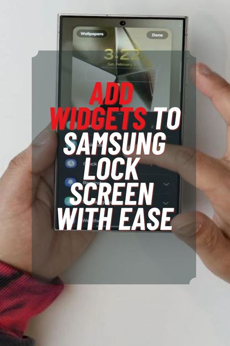 Add Widgets to Samsung Lock Screen Samsung Lock Screen, Pinterest Widget, Samsung Home, Samsung Phone, Screen, Samsung Galaxy