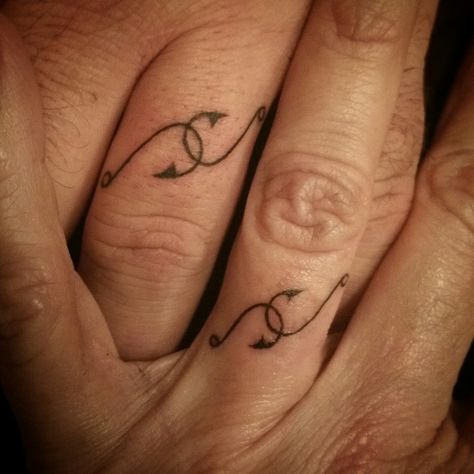 Fish Hook Couple Tattoo, Best Friend Fishing Tattoos, Husband And Wife Fishing Tattoos, 3 Fish Tattoo, Couple Tattoos Western, Hook Heart Tattoo, Fishing Lure Tattoo, Simple Couples Tattoos, Matching Love Tattoos