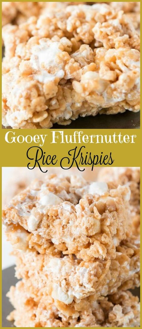 Rice Krispies Recipe, Marshmallow Brownies, Rice Krispie Squares, Oh Sweet Basil, Delicious Rice, Krispie Treats Recipe, Krispy Treats, Cereal Treats, Recipes With Marshmallows