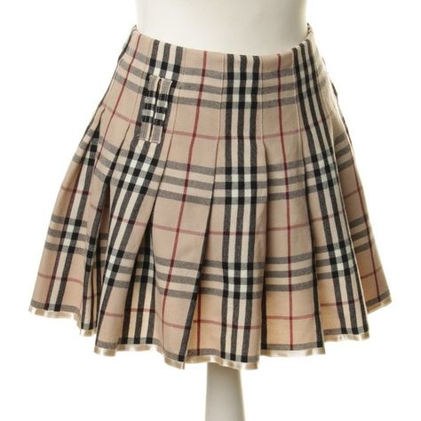 Burberry Pleated skirt with Plaid ($95) ❤ liked on Polyvore featuring skirts, tartan plaid pleated skirt, brown skirt, tartan skirt, burberry skirt and knee length pleated skirt Tartan Plaid Skirt, Burberry Pleated Skirt, Plaid Brown Skirt, Burberry Plaid Skirt, Plad Skirts, Plaid Skirt Png, Cute Skirts Aesthetic, How To Style A Brown Skirt, Beige Plaid Skirt