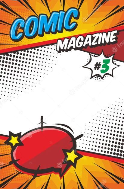 Comic Background, Comic Magazine, Magazine Front Cover, Magazine Cover Template, Premium Vector Cartoon, 2022 Wallpaper, Yearbook Themes, Logo Design Art, Magazine Cover Design