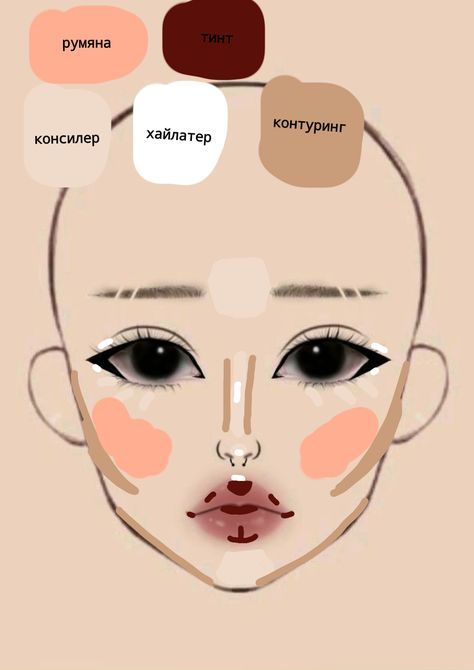 Flawless Makeup Tutorial, Asian Makeup Tutorials, Makeup Charts, Dead Makeup, Makeup Drawing, Learn Makeup, Simple Makeup Tips, Makeup Face Charts, Makeup Artist Tips