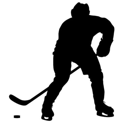 Vector silhouette of hockey player isola... | Premium Vector #Freepik #vector #ice-hockey #puck #hockey-puck #hockey Vector Silhouette, Hockey Puck, Hockey Player, Hockey Players, Ice Hockey, Premium Vector, Graphic Resources, Hockey, White