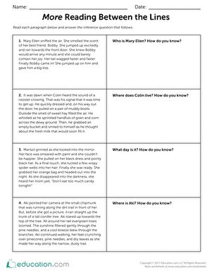 Fifth Grade Reading, Reading Main Idea, Line Plot Worksheets, Lines Worksheet, Read Between The Lines, Supporting Details, Problem Based Learning, Reading Between The Lines, What Day Is It