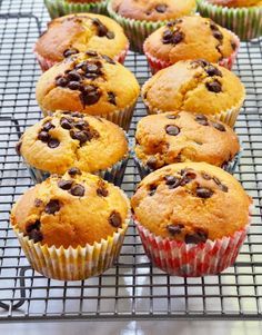 Custard Choc Chip Muffins - Cooking for Busy Mums Choc Chip Muffins, Condensed Milk Cake, Chocolate Chip Muffin, Pie Maker, Custard Powder, Pies Maker, Muffin Tin Recipes, Muffin Bread, Baking Muffins