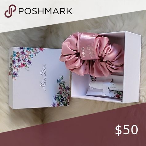 Dior miss dior scrunchie and perfume set Dior Scrunchie, Dior Miss Dior, Blooming Bouquet, Dior Collection, Perfume Set, Dior Accessories, Miss Dior, Scrunchies, Limited Editions