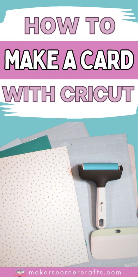 How to Make a Card from Scratch with Cricut Cutaway Cards Cricut, How To Make Cards With Cricut, Diy Cards With Cricut, Cricut Card Making, Cutaway Cards, Printable Holiday Tags, Make Greeting Cards, How To Make Greetings, Cards Cricut