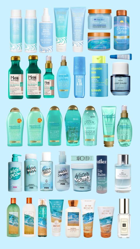 Beachy Products, Beach Skincare, Beachy Preppy, Ocean Scent, Learn Makeup, Bath And Body Works Perfume, Shower Skin Care, Body Smells, Healthy Skin Tips