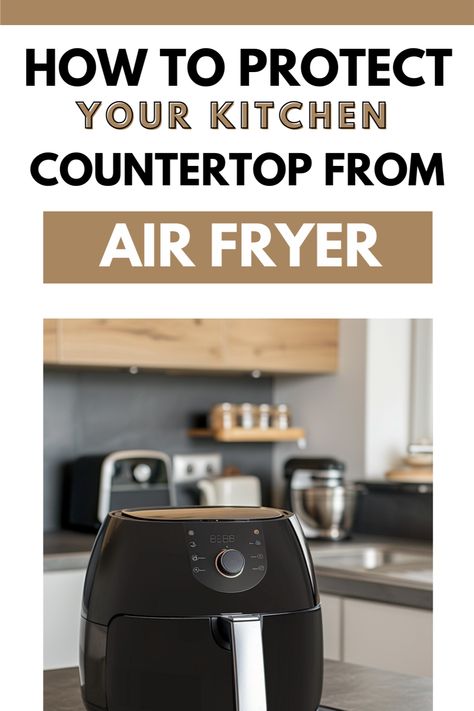 Check out this easy guide to keep your kitchen counter safe from your air fryer's heat! This post covers simple yet effective ways to protect your counter, like using mats that can handle heat, stands, and cool countertop stuff. Find out how to keep your kitchen looking good while you whip up yummy air-fried foods. Great for anyone who loves to cook or wants to keep their kitchen looking nice, this post mixes practical advice with style to help your kitchen stay in top shape. Air Fryer On Countertop, Kitchen Renovation Diy Ideas, Kitchen Renovation Design, Kitchen Renovation Inspiration, Air Fried Food, Farmhouse Kitchen Remodel, Fried Foods, Diy Kitchen Renovation, Diy Kitchen Remodel