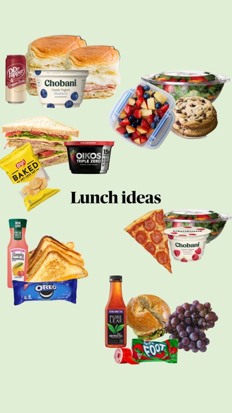 Quick School Lunches, Homemade School Lunches, Kids Lunch Box Meals, Easy School Lunches, School Lunch Recipes, Meal Prep Snacks, Healthy Lunch Snacks, Lunch Inspiration, Healthy Lunch Meal Prep