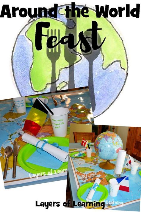 International Food Party, Preschool Food Crafts, Italian Food Party, Preschool Food, Around The World Games, Scattergories Game, Foods From Around The World, Country Study, Geography Games