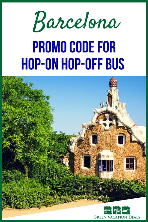 Promo code for 10% off hop on hop off bus tour of Barcelona, Spain. Stops at Barri Gòtic, Anella Olímpic, museums, zoo, Estació de Sants, Poble Espanyol, Creu Coberta, Sagrada Família, Futbol Club Barcelona, Palau Reial, Park Güell, World Trade Center, Poblenou, Caixa Fòrum, Telefèric de Montjuïc, Parc Diagonal Mar, Monestir de Pedralbes, Sarrià, Plaça de Catalunya, Port Vell, etc. #Barcelona #Spain #sightseeing #travel #traveltips #VistBarcelona #traveladvice #holiday #vacation #trip #explore Barcelona Hop On Hop Off Bus, Poble Espanyol, Barcelona Spain Hotel, Spain Hotels, Spain Vacation, Park Güell, Bus Tour, Vacation Deals, 10 Off