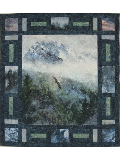 Cubby Holes Quilt Pattern Panel Quilting, Eagle Quilt, Wildlife Quilts, Quilt Panels, Panel Quilt Patterns, Cubby Hole, Fabric Panel Quilts, Keepsake Quilting, Landscape Quilts