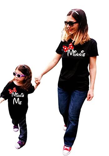 Minnie Shirts, Mother Daughter Matching Outfits, Mother Daughter Outfits, Minnie Shirt, Mommy And Me Shirt, Disney Fan, Disney Shirts, Family Matching, Matching Shirts