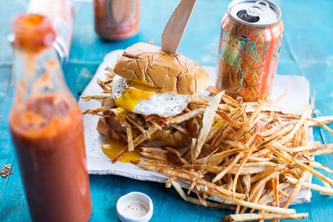 The Cuban Frita Burger | halfbakedharvest.com @hbharvest Cuban Bread, Best Burger Recipe, American Burgers, Eat Beef, Special Sauce, Half Baked, Burger Recipe, Cuban Recipes, Burgers Sandwiches