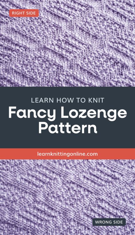 Reversible Knitting Stitches Patterns, Reversable Knitting Patterns Free, Knit And Purl Stitch Patterns, Knit Purl Stitch Patterns, Learn Knitting, Cable Knit Sweater Pattern, Knitted Washcloth Patterns, Knit Purl Stitches, Knitting Stitches Tutorial