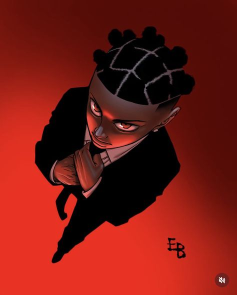 Black Male Cosplay, Black Male Oc Art, Black Anime Guy, Bantu Knots, Graffiti Style Art, Black Cartoon Characters, Afrocentric Art, Black Art Painting, Swag Cartoon