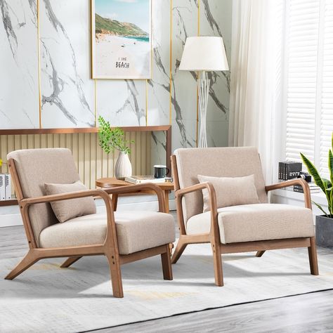 Aston Modern Solid wood Accent Chair for Living Room - On Sale - Bed Bath & Beyond - 34679077 Seating Area In Kitchen, Family Room Seating, Decor Theme Ideas, Wood Accent Chair, Home Mid Century Modern, Modern Accent Chairs, Mid Century Modern Accent Chairs, Lobby Seating, Home Mid Century