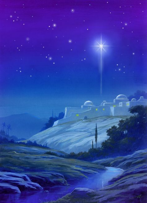 Nativity Background, Nativity Illustration, Nativity Scene Pictures, Christmas Stage Design, Little Town Of Bethlehem, Jesus Nativity, Bethlehem Christmas, Winter Christmas Scenes, Christmas Stage