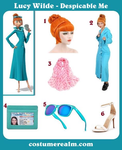 How To Dress Like Lucy Wilde Costume Guide For Cosplay & Halloween Lucy Wilde Costume Diy, Lucy Despicable Me Costume, Lucy Wilde Costume, Despicable Me Halloween Costume, Lucy Despicable Me, Halloween Minions, Minions Costume, Traveling Merchant, Despicable Me Costume