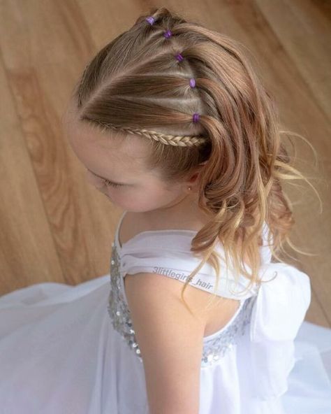 Easy Toddler Hairstyles, Cute Toddler Hairstyles, Easy Little Girl Hairstyles, Girly Hairstyles, Girl Hair Dos, Lil Girl Hairstyles, Girls Hairstyles Easy, Toddler Hairstyles Girl