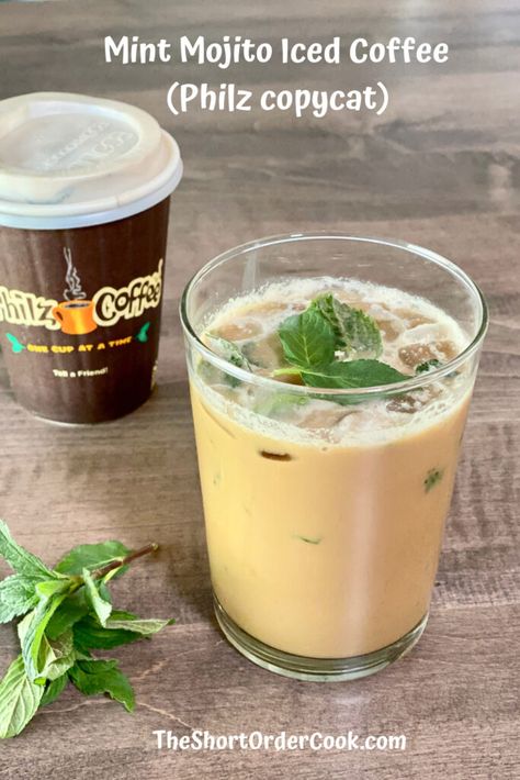 Philz Mint Mojito Recipe, Iced Coffee Recipes At Home, Mint Coffee, Iced Coffee Recipes, Vanilla Iced Coffee, Mint Drink, Best Iced Coffee, Mint Mocha, Philz Coffee