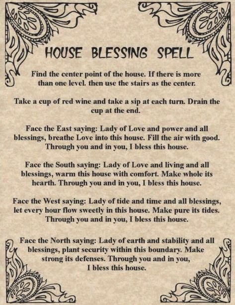 #wicca Blessing Spell, Real Spells, Witchcraft Spells For Beginners, Real Witches, Spells For Beginners, Wiccan Magic, House Blessing, Magic Spell Book, Grimoire Book