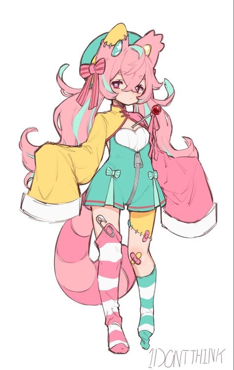 Pastel Character Design, Kawaii Art Styles, Cartoon Art Character Design, Kawaii Character Design, Arte Grunge, Reference Sheet, Draw Anime, Cute Character, 캐릭터 드로잉