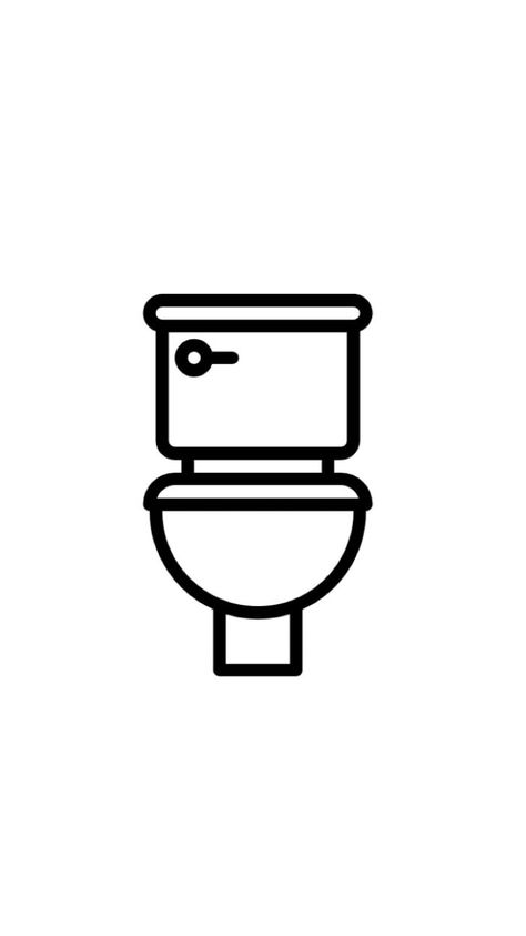 How To Draw A Toilet, Toilet Drawing Easy, Toilet Drawing, Icon Bathroom, Canva Codes, Paper Toys Template, Flush Toilet, Simple Doodles, Paper Toys