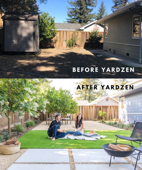 Yardzen is the online landscape design platform that assigns a talented landscape designer to create a just-for-you design, factoring in your style and your property's unique characteristics. friluftsliv, modern outdoors, Napa backyard design, Northern California Yard, modern home design, outdoor Thanksgiving, fall table, outdoor tablescape, outdoor blanket, exterior design, outdoor dining, California home, CA Yard, backyard garden, exterior design, hardscape, greenery, outdoor furniture Online Landscape Design, Backyard Renovations, Backyard Remodel, Backyard Pool Landscaping, Diy Backyard Landscaping, Backyard Inspiration, Backyard Inspo, After Pictures, Home Landscaping