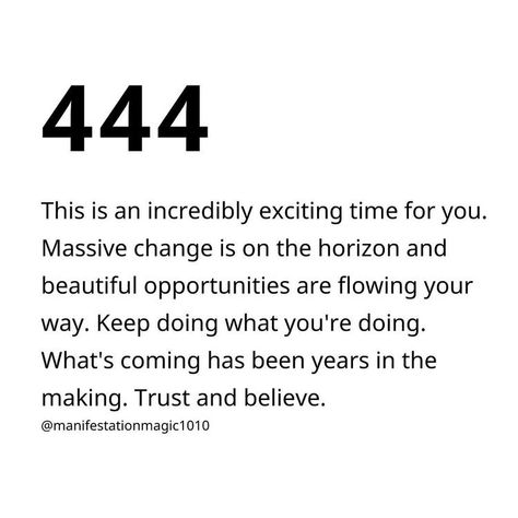 444 Signification, Meaning Of 444, 444 Meaning, 444 Angel Number, Dreaming Quotes, Angel 444, Quotes Thankful, Spiritual Awakening Signs, Quotes Positivity